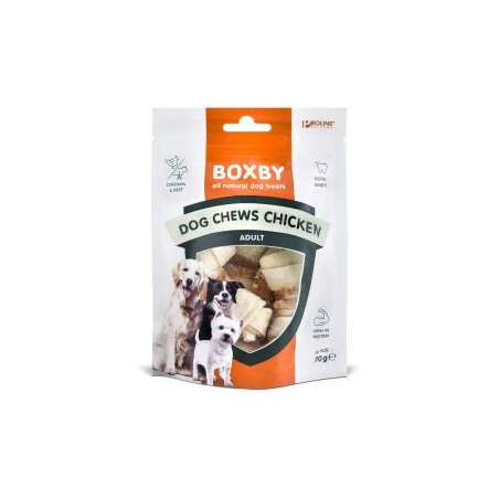 BOXBY DOG CHEWS CHICKEN 70 GR