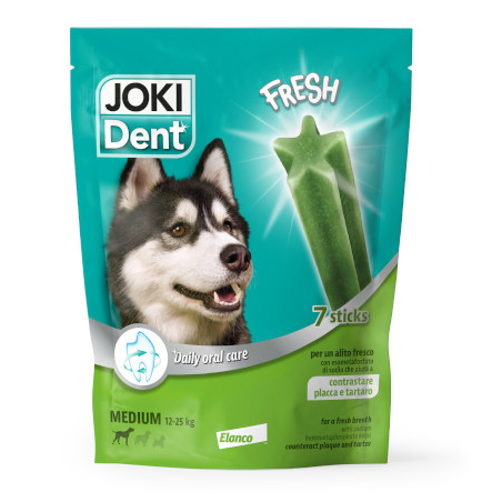 JOKI DENT STAR BAR FRESH MED/LARGE 12-25 KG 8PZ X210 GR