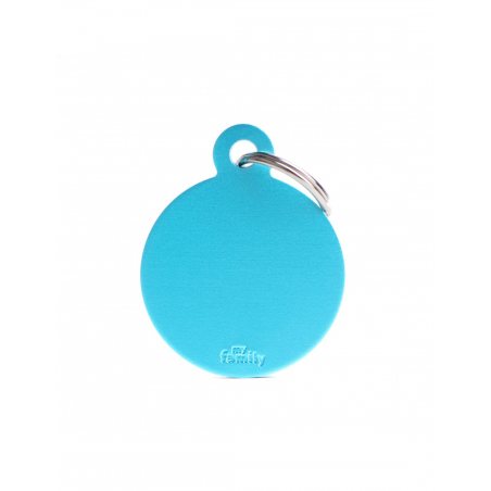 MEDAGLIETTA LIGHT BLUE BIG CIRCLE