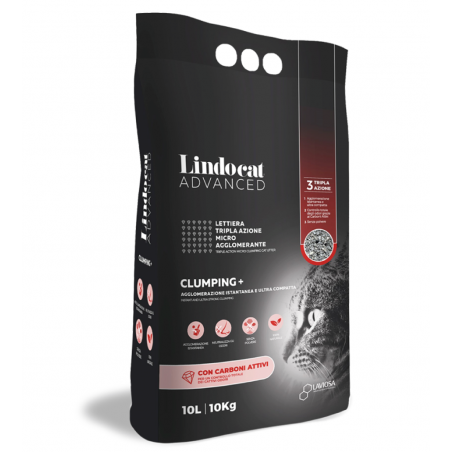 LINDOCAT CLUMPING+ AL CARBONE ATTIVO 10 KG