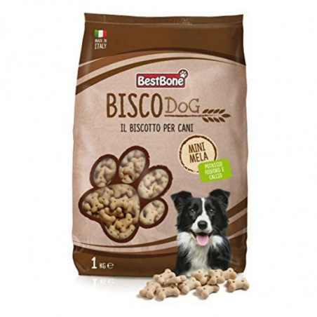 Bestbone - Biscodog Mini mela con potassio, fosforo e calcio - 1Kg