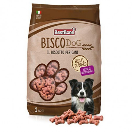 Bestbone - Biscodog Frutti di bosco - ricchi di antiossidanti - 1Kg