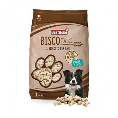 Bestbone - Biscodog Good Morning con latte vitamina C e calcio - 1Kg  