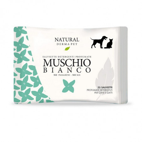 Natural Derma Pet - Salviette Muschio Bianco - 35 salviette