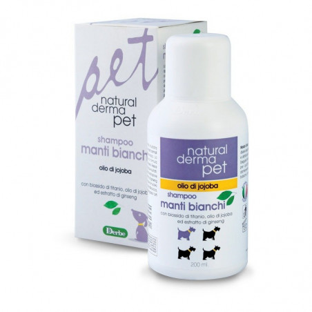 Derbe - Natural Derma Pet Shampoo Manti Bianchi 200ml  