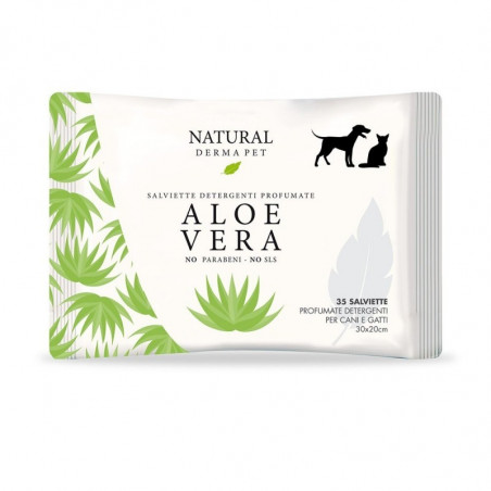 Natural Derma Pet - Salviette Aloe Vera - 35 salviette