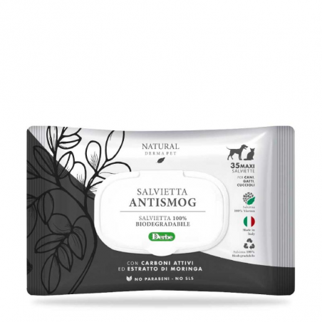 Salviette Antismog - Carboni Attivi ed estratto di Moringa 