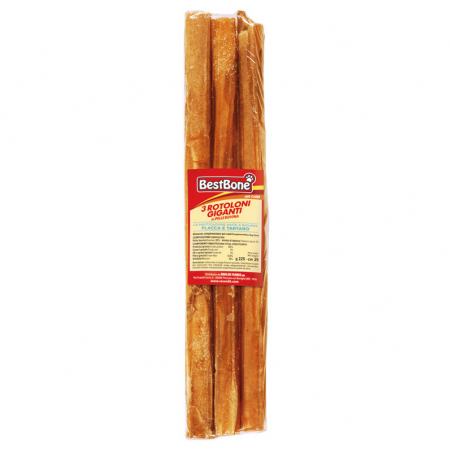 BESTBONE BEST BONE * ROTOLONI GIGANTI 3 PZ CM 25 25 X 5.5 X 2 CM 225 G