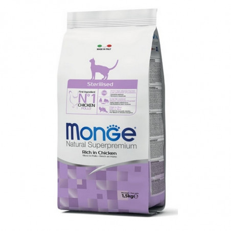 MONGE CAT STERILIZZATO POLLO DA 1.5KG