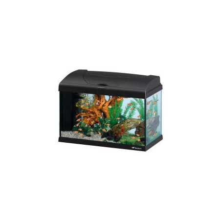 ACQUARIO CAPRI 50 NERO CON LED - 52 x 27 x H 36 CM, 40 L - FERPLAST