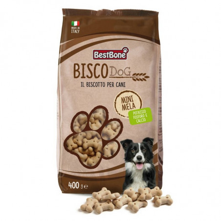 Bestbone - Biscodog Mini mela con potassio, fosforo e calcio - 400gr