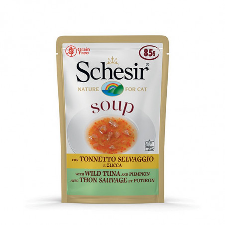 Schesir cat Soup con Tonnetto Selvaggio e Zucca 85gr