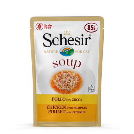 Schesir cat Soup con Pollo e Zucca 85gr