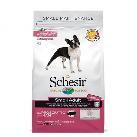 Schesir dog Dry Line Small Mantenimento con Prosciutto 800gr