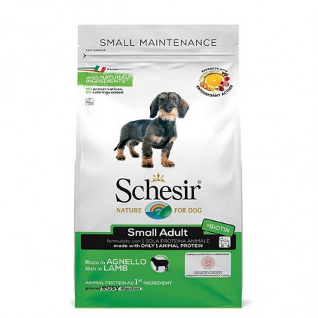 Schesir dog Dry Line Small Mantenimento con Agnello 800gr