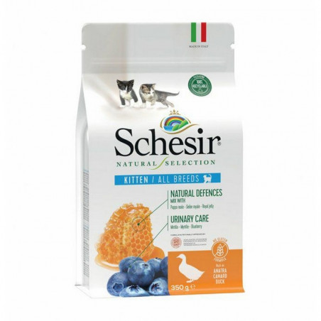 Schesir cat Natural Selection Kitten All Breeds con Anatra 350gr