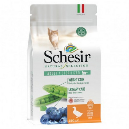 Schesir cat Natural Selection Adult Sterilized con Anatra 350gr.