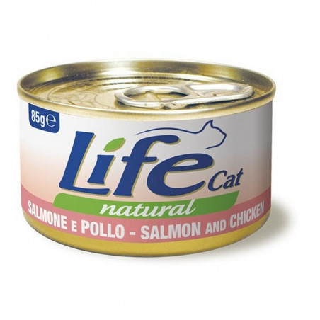 Life Cat Natural Salmone e Pollo - 85gr