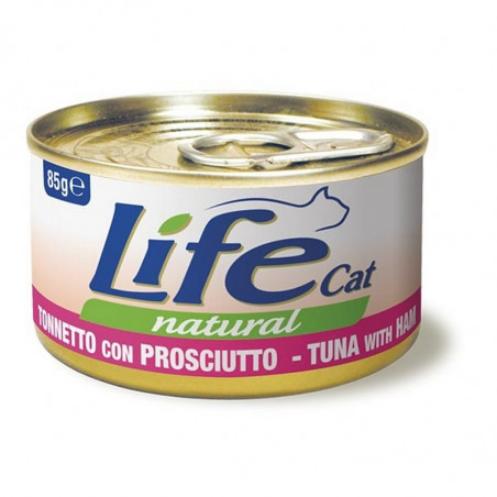 Life Pet Care - Life Cat Natural Tonnetto con Prosciutto - 85gr