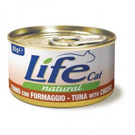 Life Pet Care - Life Cat Natural Tonno con Formaggio - 85gr