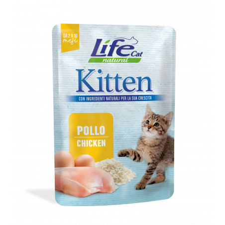 Life Pet Care - Life Cat Natural Kitten Pollo - 70gr