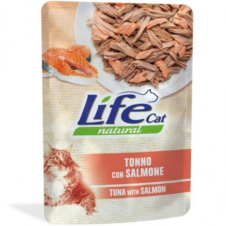 Life Pet Care - Life Cat Natural Adult Tonno e Salmone - 70gr