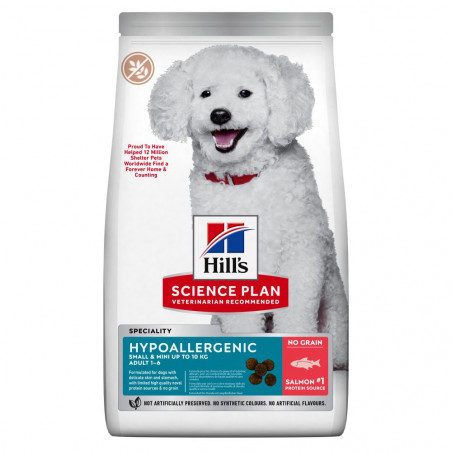 Hill's Science Plan Hypoallergenic Dog Adult SMALL MINI Salmone 1,5Kg