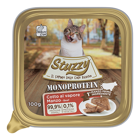 STUZZY CAT MONOPROTEIN MANZO 100 GR