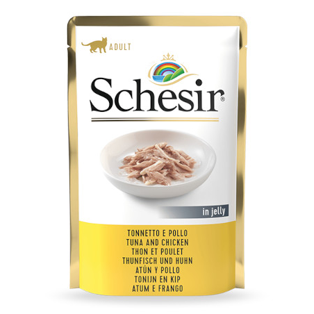 SCHESIR CAT TONNETTO E POLLO 85 GR.