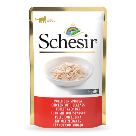 SCHESIR CAT POLLO E SPIGOLA 85 GR