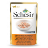 SCHESIR CAT TONNO E POLLO C/GAMBERETTI 85 GR.
