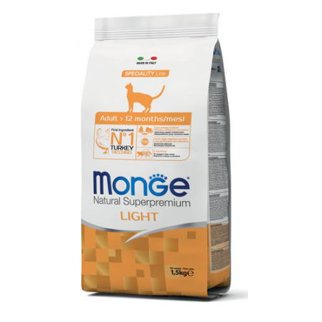 MONGE CAT ADULT LIGHT 1,5 KG