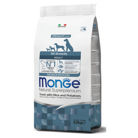 Monge Adult All breed Trota Riso e Patate 3 kg