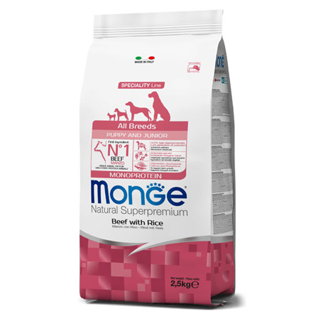 MONGE ALL BREED PUPPY MANZO 2,5KG