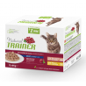 Trainer Natural Cat Adult Multipack Bocconcini con Pollo e Salmone - 12x85gr