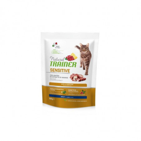 Trainer Natural Sensitive Cat Adult con Anatra ed Estratto di Ananas - 300gr