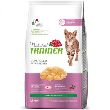 Trainer Natural Young Adult con Pollo - 1,5Kg