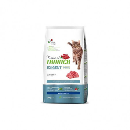 Trainer - Natural Cat Exigent Adult con Manzo - 1,5Kg