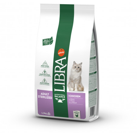 LIBRA STERILIZZATO CAT POLLO 300 GR