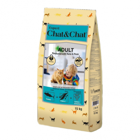 CHAT &CHAT EXPERT TONNO E PISELLI 15 KG