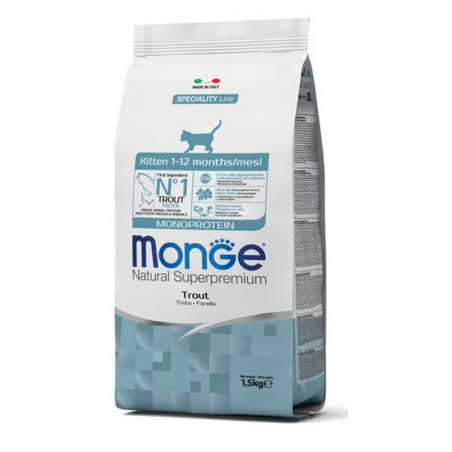 Monge Cat Kitten 1-12 mesi Trota 1,5 kg