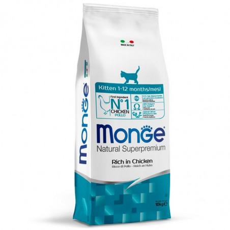 MONGE CAT KITTEN POLLO 10 KG