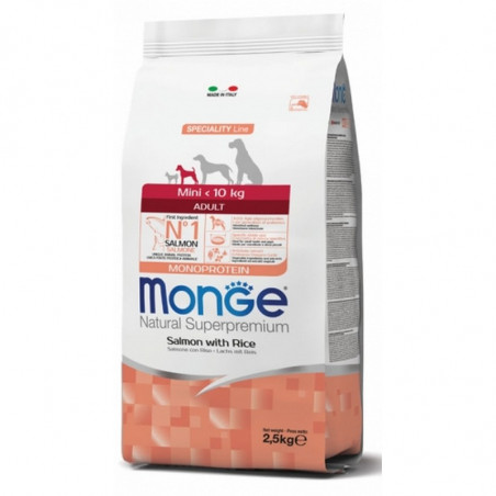 Monge Mini Adult Salmone & riso 2,5 KG