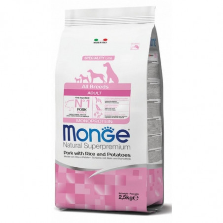 Monge All Breeds Adult Maiale, riso &patate 2,5 KG