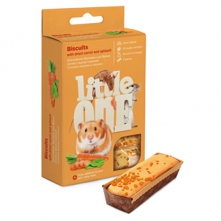 LITTLE ONE 5 BISCOTTI-PICCOLI ANIMALI,CAROTE 35 G