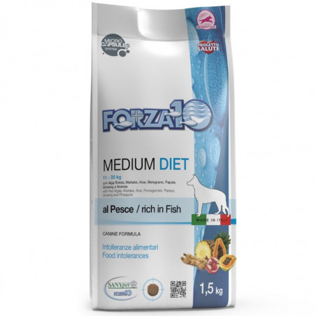 Forza10 - Medium Diet Cane al pesce - 1,5Kg