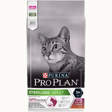 Purina Pro Plan Sterilised Adult Optisavour con Anatra e fegato - 1,5Kg