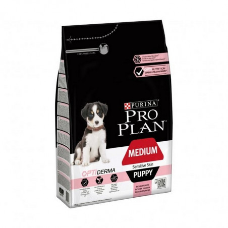 Purina Pro Plan Medium Sensitive Skin Optiderma Puppy con Salmone - 3Kg