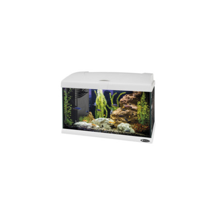 ACQUARIO CAPRI 50 BIANCO CON LED - 52 x 27 x H 36 CM, 40 L - FERPLAST