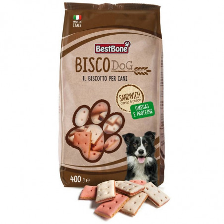 Bestbone - Biscodog Sandwich Carne e Pesce con omega 3 e proteine - 400gr